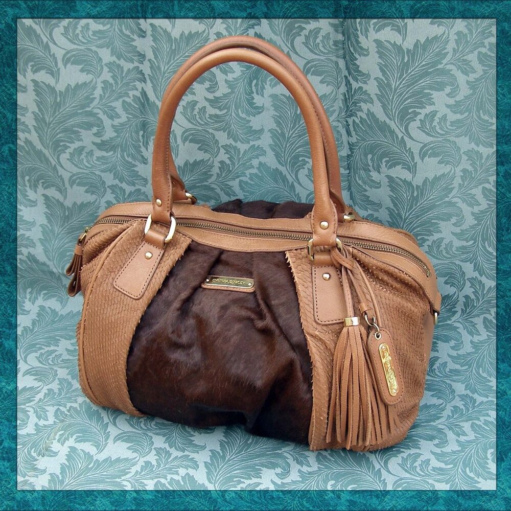 🤎 EUC Cynthia Rowley large Leather Bag